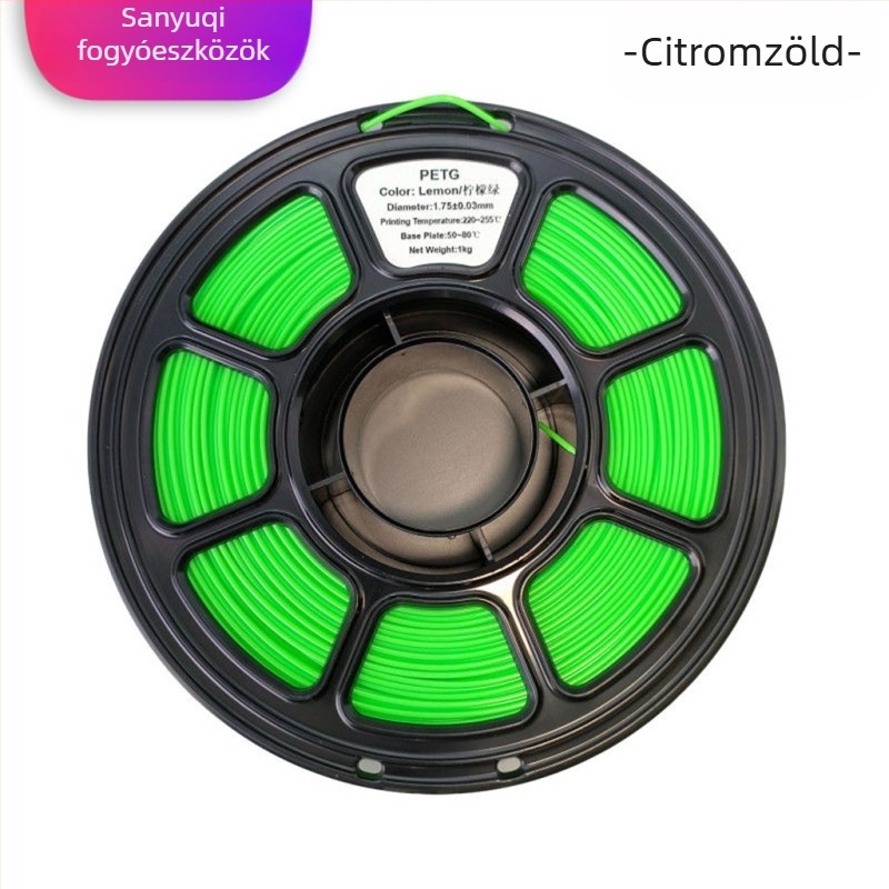 PETG 1,75 mm filament 3D tollhoz, 1 kg, Termékkód 9272