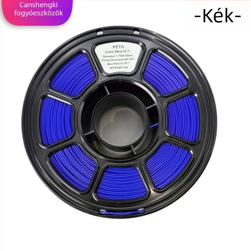 PETG 1,75 mm filament 3D tollhoz, 1 kg, Termékkód 9272