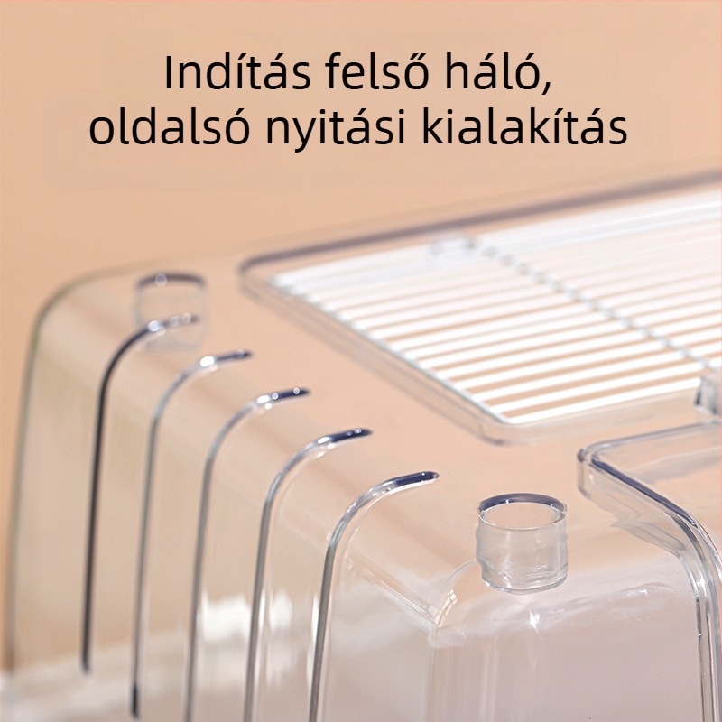 Hörcsög ketrec – műanyag, egész éves használatra, hörcsögöknek