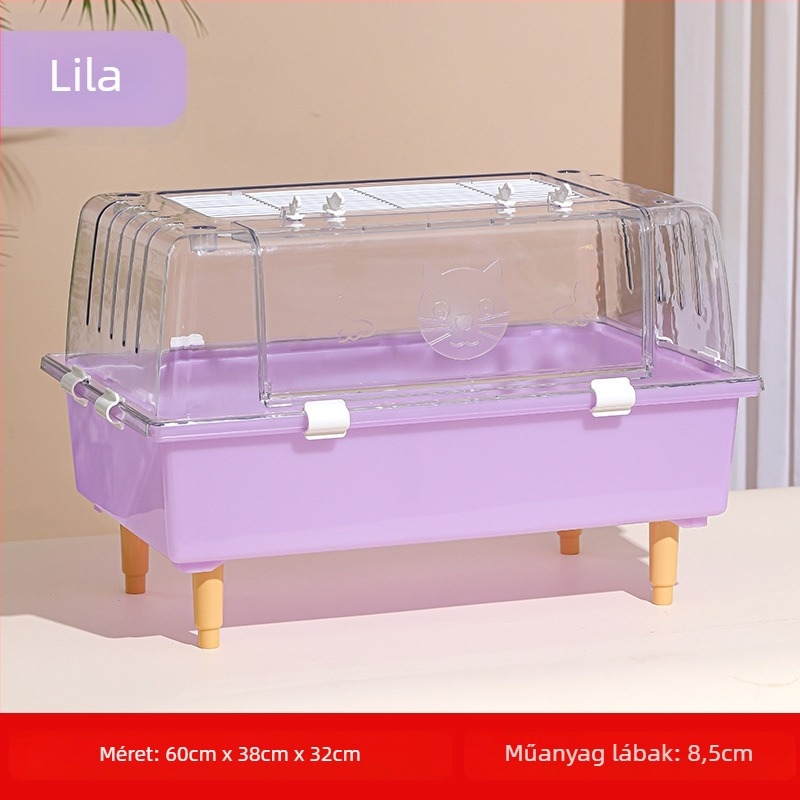 Hörcsög ketrec – műanyag, egész éves használatra, hörcsögöknek