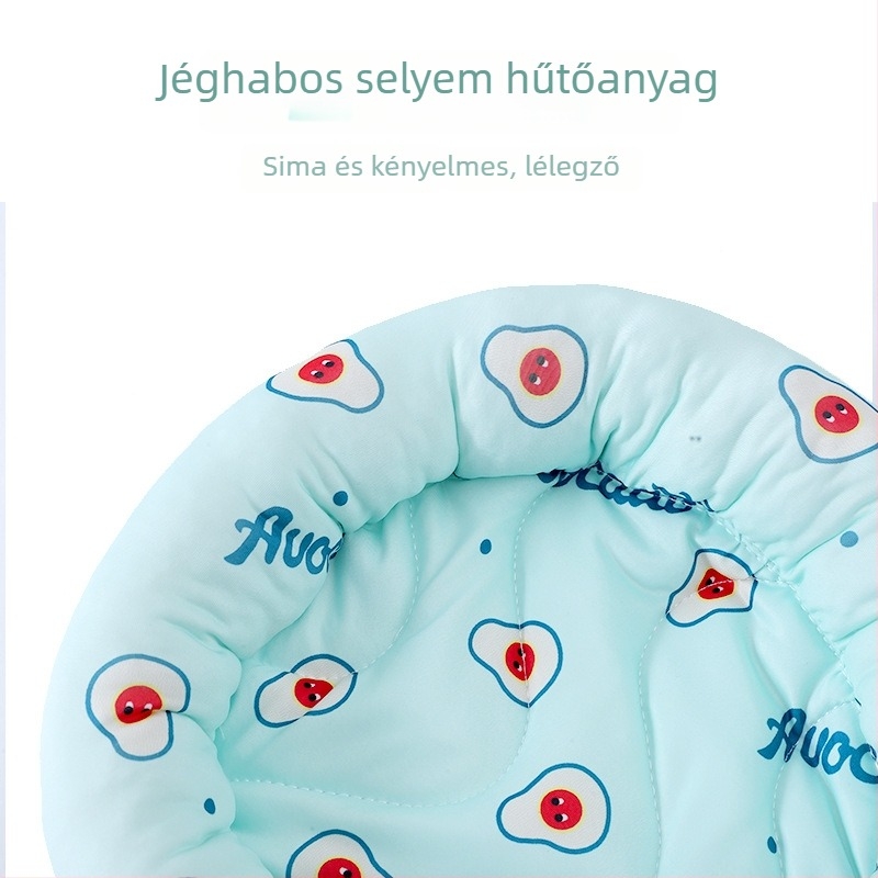 Hűsítő hörcsögfészek, könnyű, kör alakú kialakítás, hűtő matrac