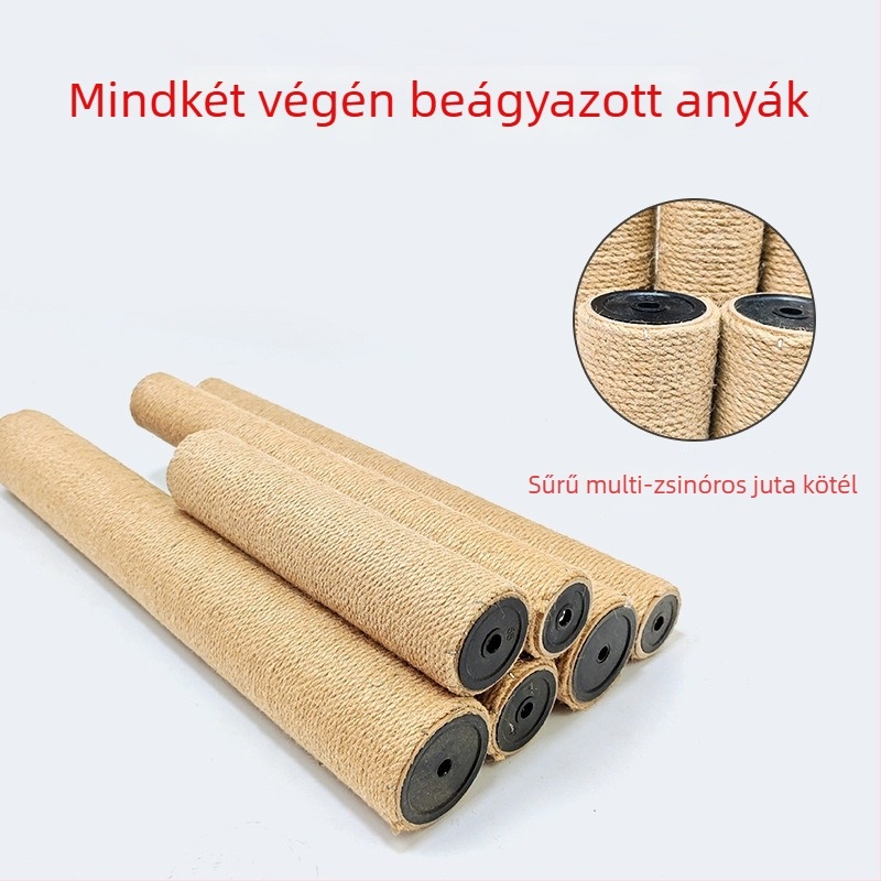 Hartley Fa macska karmoló oszlop – egyszerű stílus, 8 darabos csomag, DIY alkatrészek