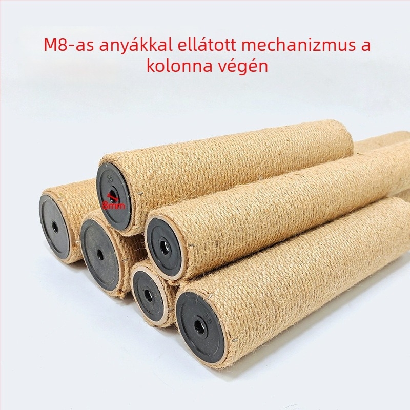 Hartley Fa macska karmoló oszlop – egyszerű stílus, 8 darabos csomag, DIY alkatrészek