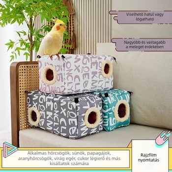 Textil fészek Hörcsögöknek és kisállatoknak — Beibei Pets, Anyag: Szövet, Alkalmas: Hörcsög
