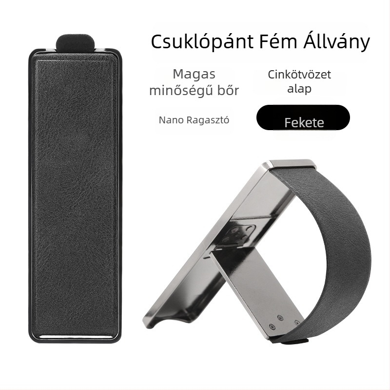 FUN COMBO Univerzális Fém Összecsukható Asztali Állvány Telefonokhoz és Tablettekhez Hátsó Ragasztóval (Márka: FUN COMBO; Anyag: Fém; Stílus: Univerzális; Testreszabás: Támogatott)