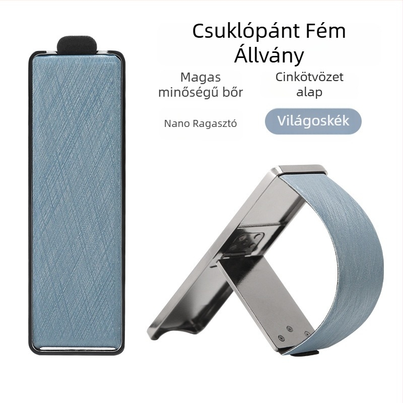 FUN COMBO Univerzális Fém Összecsukható Asztali Állvány Telefonokhoz és Tablettekhez Hátsó Ragasztóval (Márka: FUN COMBO; Anyag: Fém; Stílus: Univerzális; Testreszabás: Támogatott)