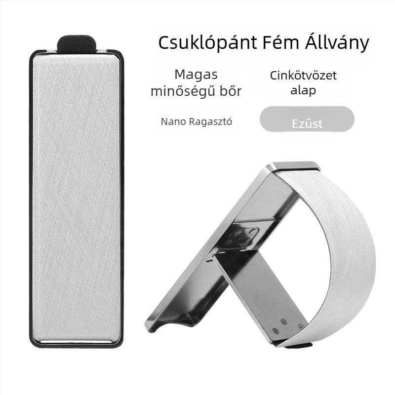 FUN COMBO Univerzális Fém Összecsukható Asztali Állvány Telefonokhoz és Tablettekhez Hátsó Ragasztóval (Márka: FUN COMBO; Anyag: Fém; Stílus: Univerzális; Testreszabás: Támogatott)