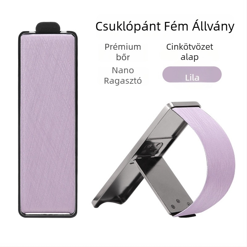 FUN COMBO Univerzális Fém Összecsukható Asztali Állvány Telefonokhoz és Tablettekhez Hátsó Ragasztóval (Márka: FUN COMBO; Anyag: Fém; Stílus: Univerzális; Testreszabás: Támogatott)