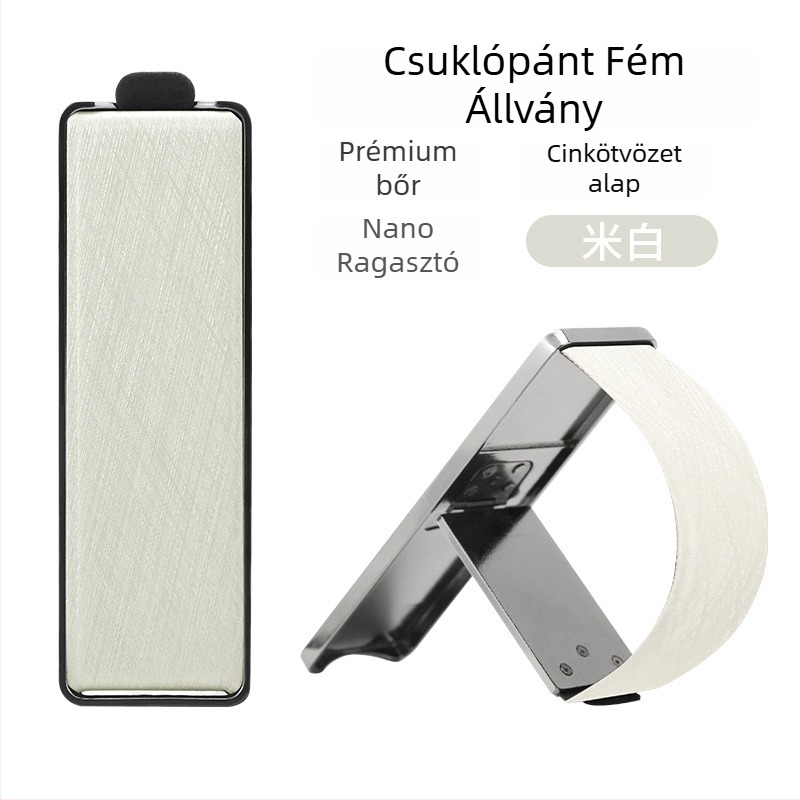 FUN COMBO Univerzális Fém Összecsukható Asztali Állvány Telefonokhoz és Tablettekhez Hátsó Ragasztóval (Márka: FUN COMBO; Anyag: Fém; Stílus: Univerzális; Testreszabás: Támogatott)