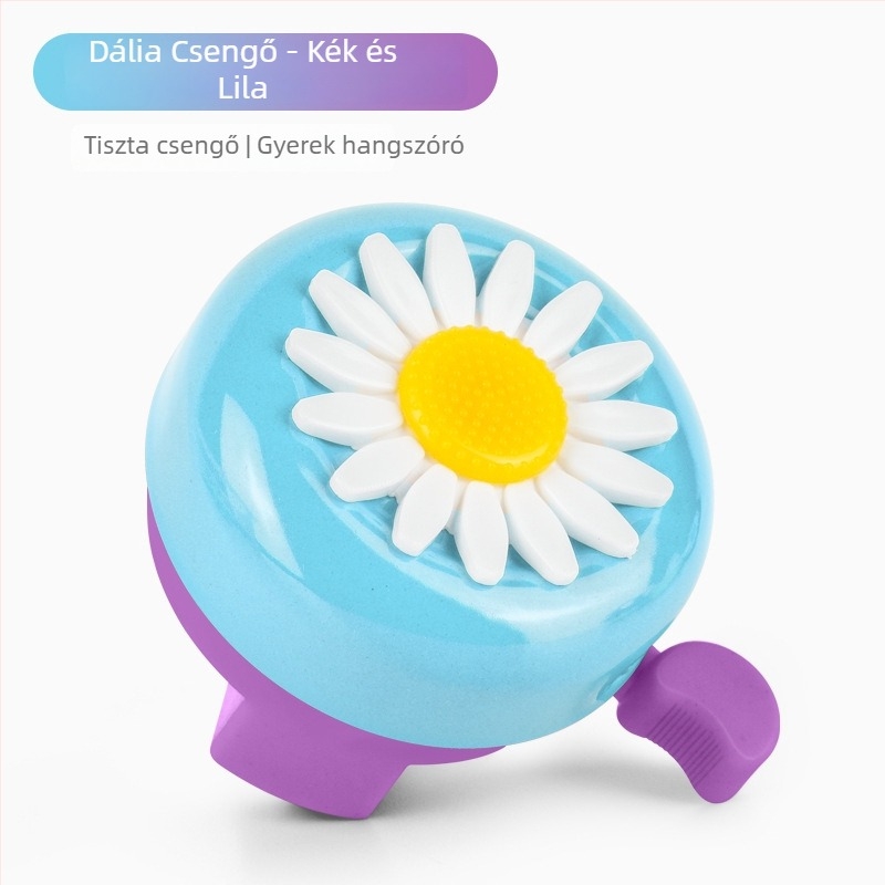 Gyerekeknek való kerékpár csengő – vas testű, márka Huitou / M·HUITTO, modell MZC-0017, hagyományos csengő