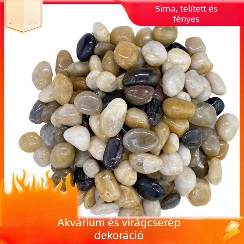 Dekoratív kavicsok akváriumokhoz és virágtartókhoz (különböző stílusok; anyag: Egyéb; márka: Unique; felhasználás: dekoráció)
