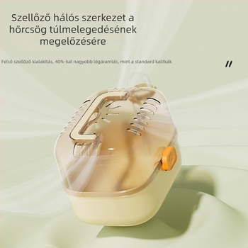 Hordozható utazó hörcsögketrec, biztonságos és menekülésbiztos, kompakt kisállat-hordozó, jó szellőzés