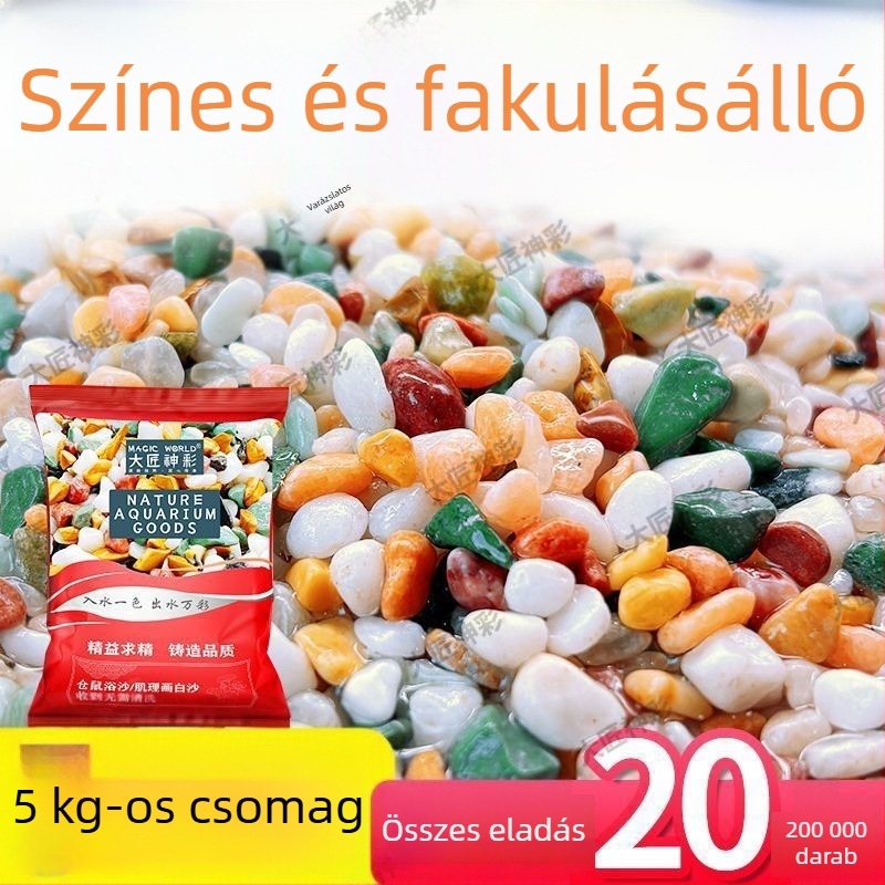 Természetes Rain Flower kövek akvárium aljához, hidroponikus ültetési felülethez és szukkulensek dekorációjához.