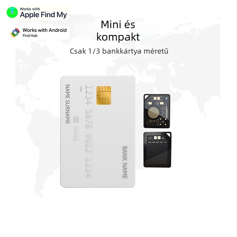 TRANGJAN P21 Elvesztés elleni helymeghatározó, vezeték nélküli hatótáv 0.5 m, 80 mAh akkumulátor, 10 g tömeg, PC anyag