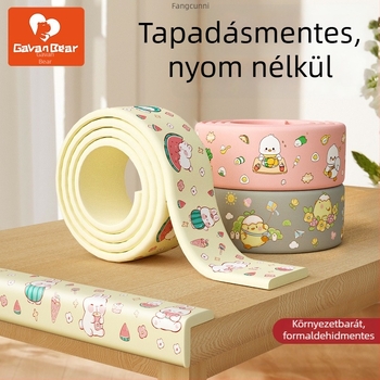 Baba sarokvédő asztalhoz, puha párnázású sarkvédő, ütésvédő