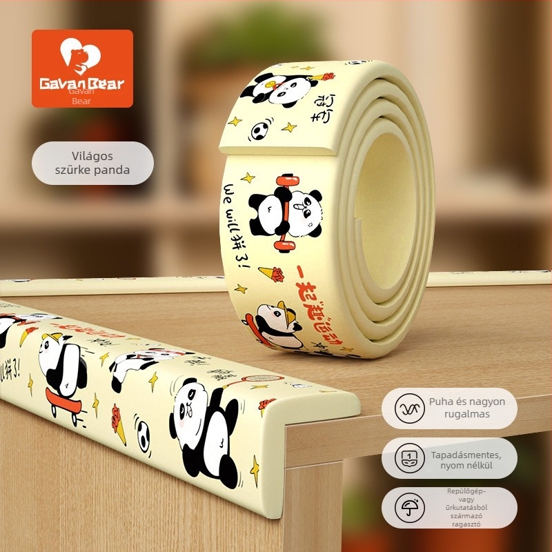 Baba sarokvédő asztalhoz, puha párnázású sarkvédő, ütésvédő