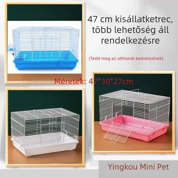 hörcsögketrec, műanyag, téglalap alakú, hordozható, beltéri és kültéri használatra