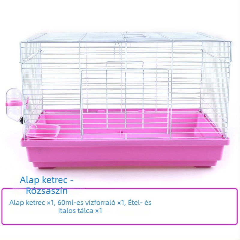 hörcsögketrec, műanyag, téglalap alakú, hordozható, beltéri és kültéri használatra