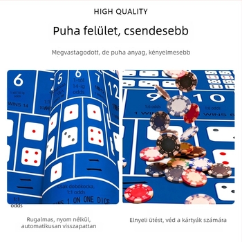 Diatomitiszappal készült dobókockák, kerek sarkú