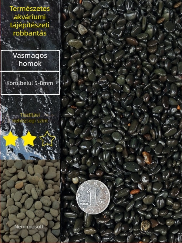 Akváriumi aljzatkő dekorációhoz használt homok, 20,1 kg-os zacskó, 500 g, hazai termék