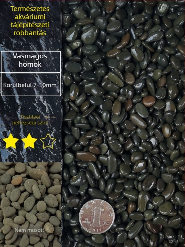 Akváriumi aljzatkő dekorációhoz használt homok, 20,1 kg-os zacskó, 500 g, hazai termék