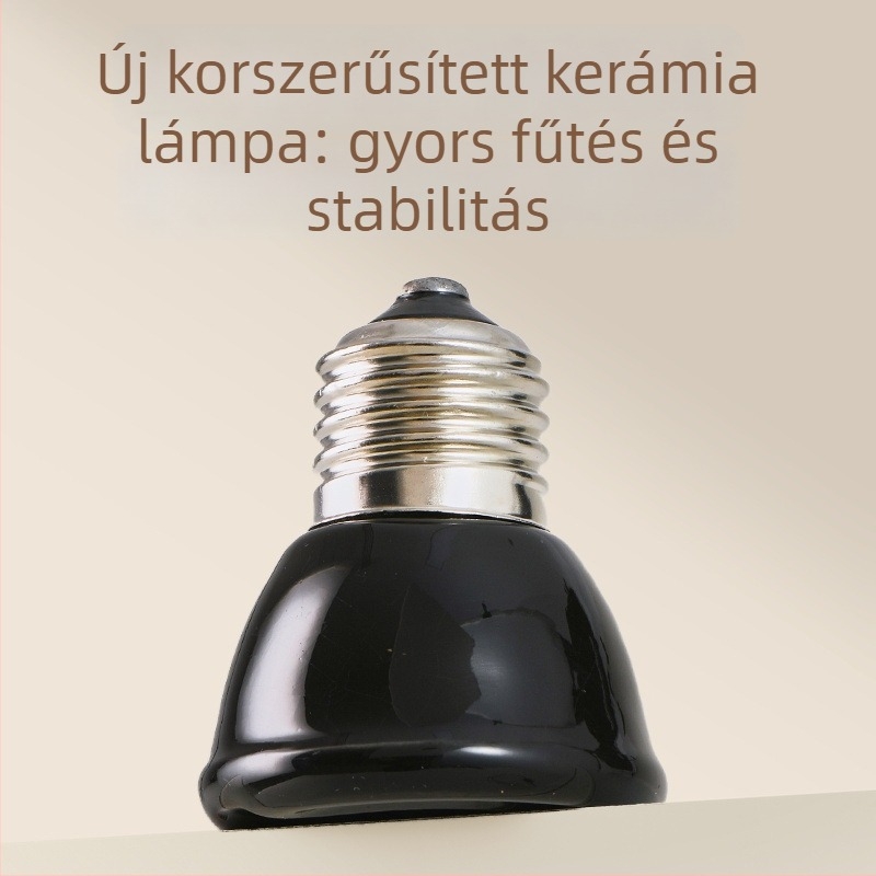 YEE kerámia madármelegítő lámpa papagájketrechez – szigetelő doboz, téli fűtés (Márka: YEE)