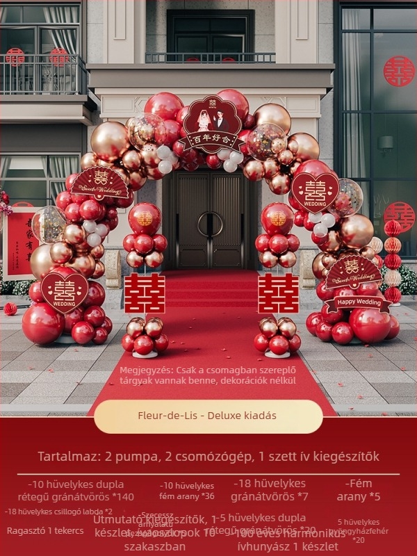 Esküvői ballonív – Anyag: Papír; Forma: farokgömb; Ballon típus: földre eső; Márka: Default item; Kategória: Lufi