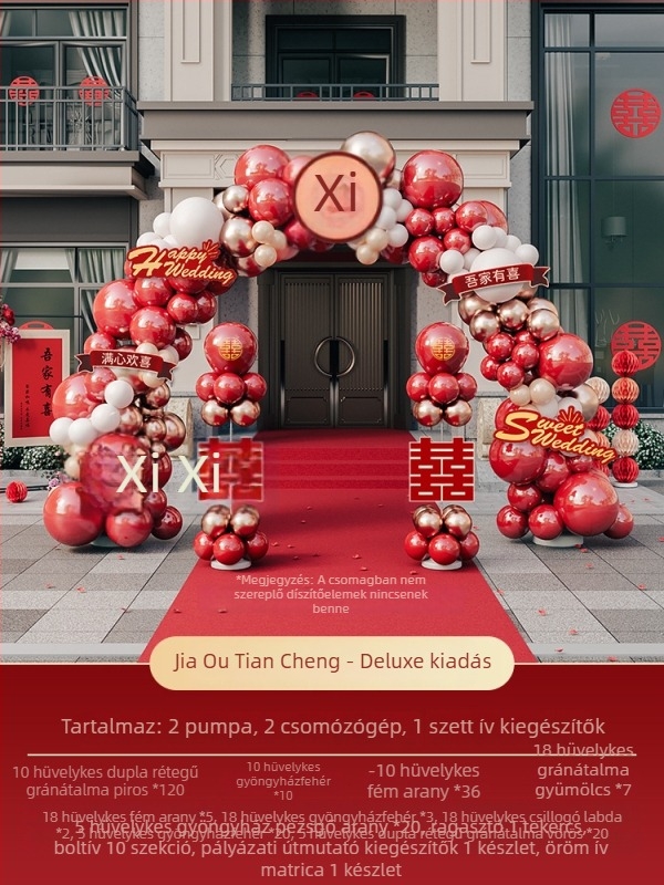 Esküvői ballonív – Anyag: Papír; Forma: farokgömb; Ballon típus: földre eső; Márka: Default item; Kategória: Lufi