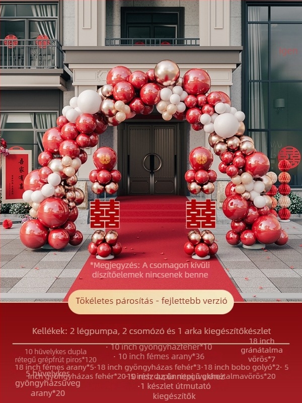 Esküvői ballonív – Anyag: Papír; Forma: farokgömb; Ballon típus: földre eső; Márka: Default item; Kategória: Lufi