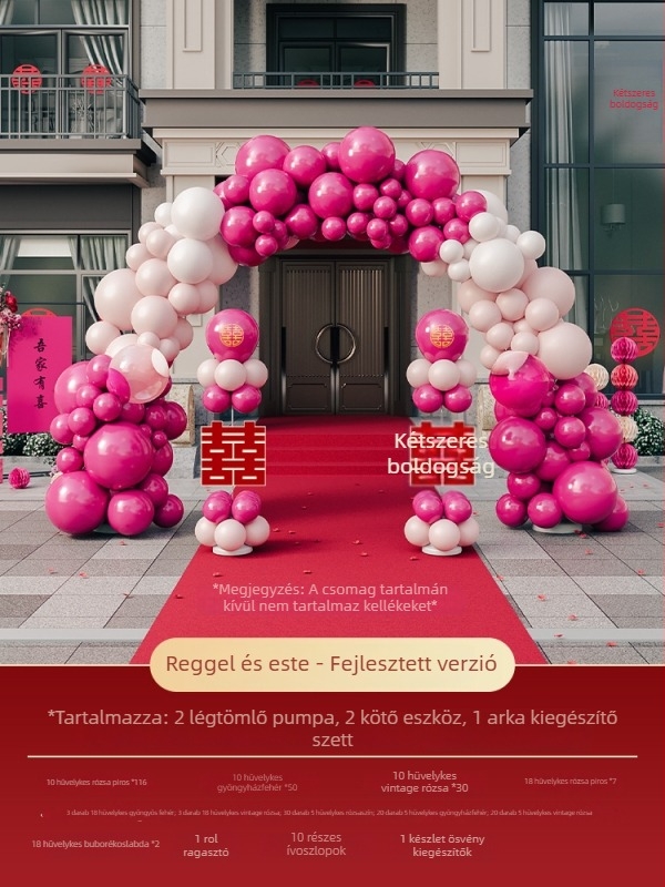 Esküvői ballonív – Anyag: Papír; Forma: farokgömb; Ballon típus: földre eső; Márka: Default item; Kategória: Lufi