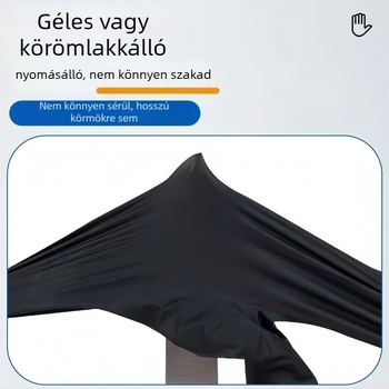 Nitril vastagított egyszer használatos kesztyűk – élelmiszer-minőségű, olaj- és vízálló