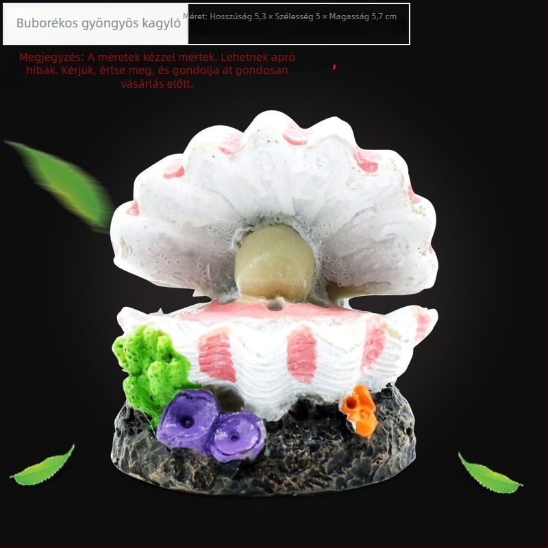 Gyantából készült akváriumi dísz buborékkővel, Delang márka, vízivilág stílus, 0.1 kg