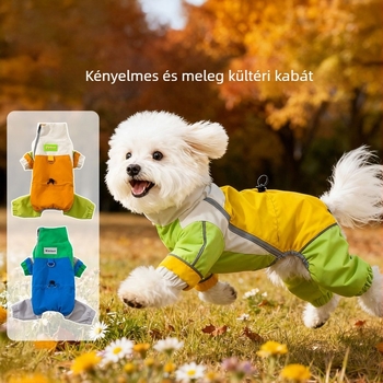 Pamut kutyakabát őszre – mindennapi stílus, Sour bear, háziállat ruházat