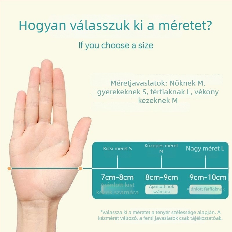 Egyszer használatos PVC kesztyűk, antistatikus, vastagított, élelmiszer-minőségű, elektronikai munkákhoz és élelmiszer-feldolgozáshoz