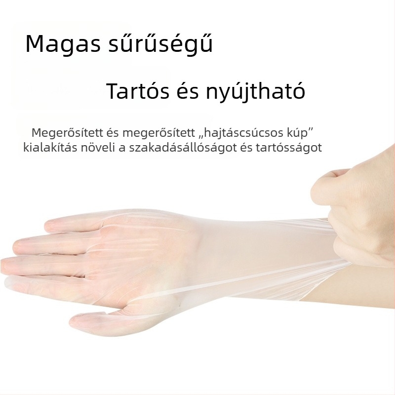 Egyszer használatos PVC kesztyűk a szépségipar, tetoválás és hímzés számára