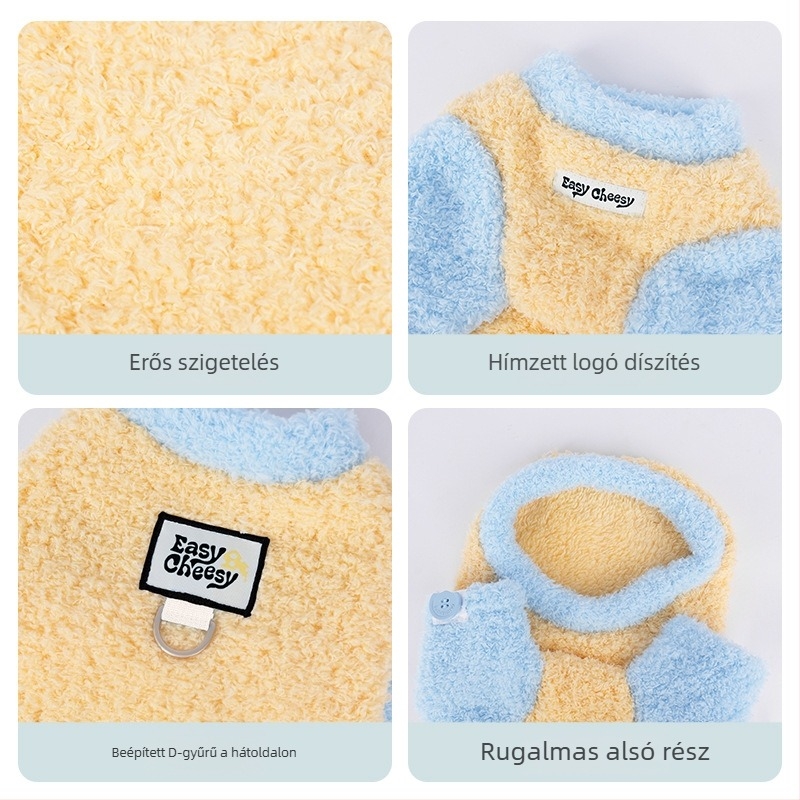 Cheepet Leisure Coral Fleece Háziállat Pulóver