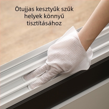 FaSoLa egyszer használatos poreltávolító kesztyűk – nem szőtt textil, közepes vastagság, 100 db/doboz