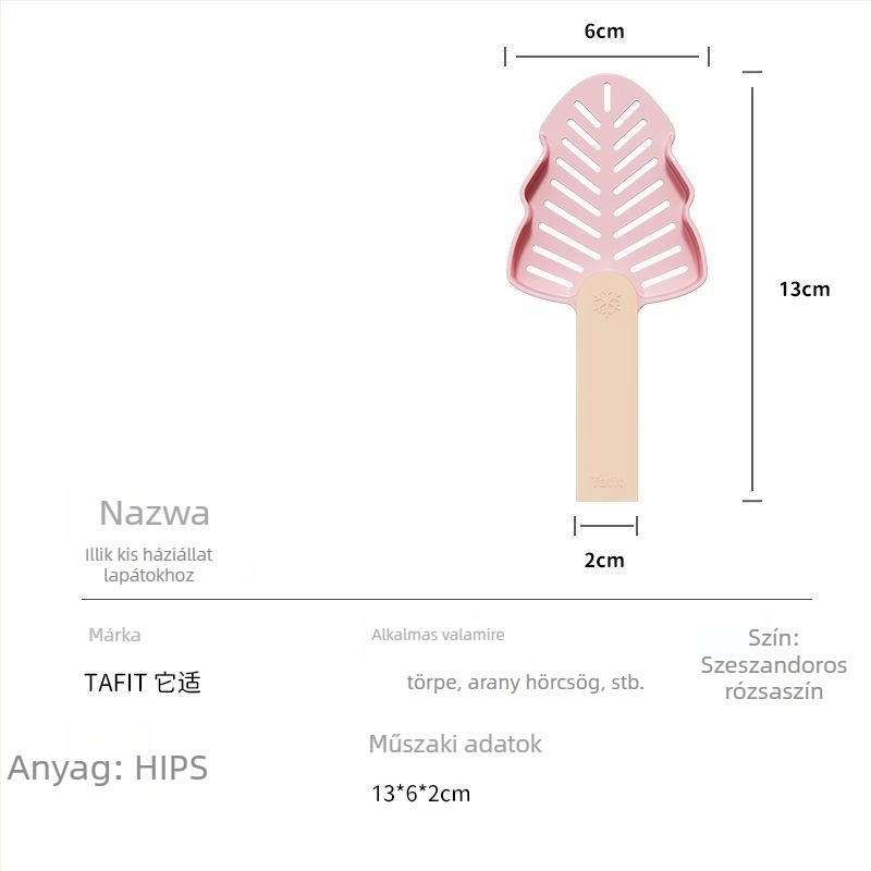Hamster számára készült homokszerszám tisztításhoz — anyag: HIPS, márka Tafit/it fits, kategória: háziállat élelmiszer
