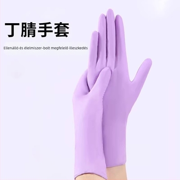 Hangge nitril kesztyűk, vastított nitril anyag