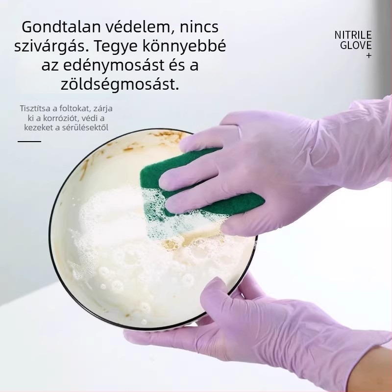 Hangge nitril kesztyűk, vastított nitril anyag