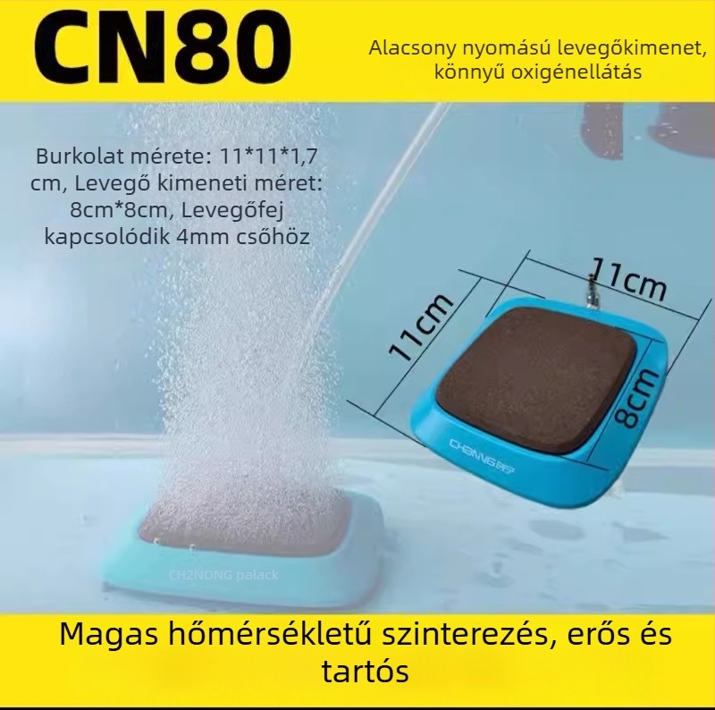 Akvarisztikai felszerelés: oxigénpumpa és buborékkő diffúzor akváriumhoz