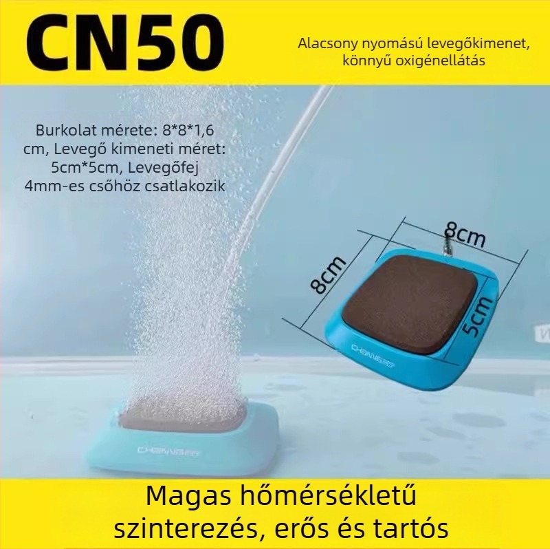 Akvarisztikai felszerelés: oxigénpumpa és buborékkő diffúzor akváriumhoz
