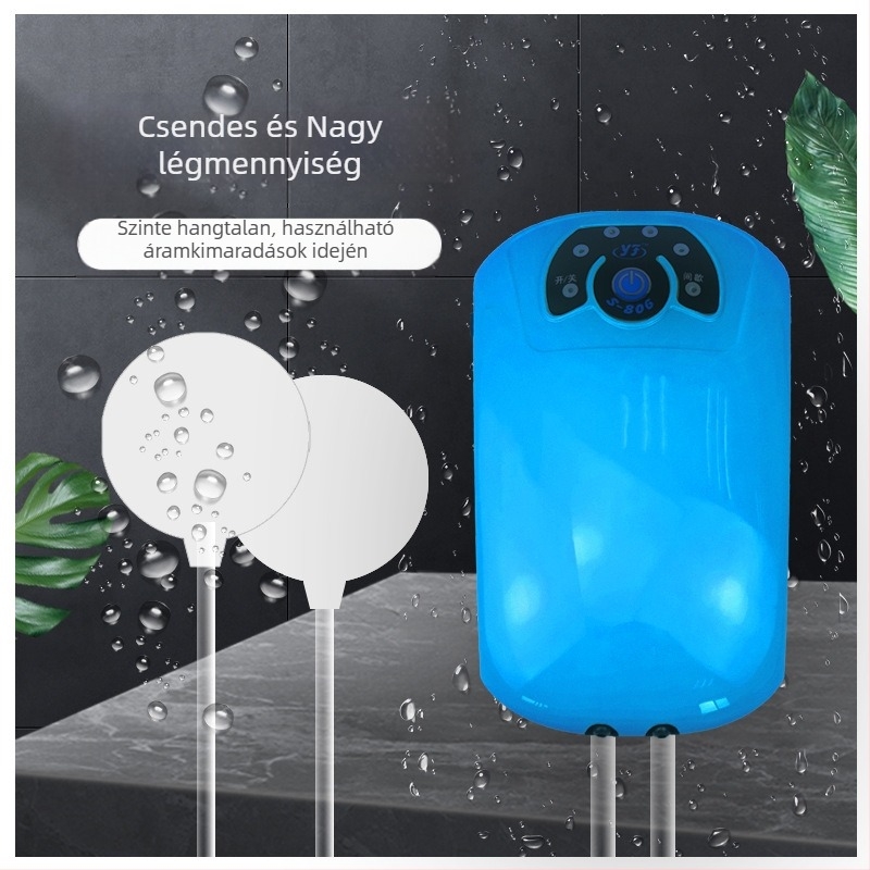 Fisherman's Companion Akváriumi oxigénpumpa, 3W, akkumulátor 2000mAh, 200 g