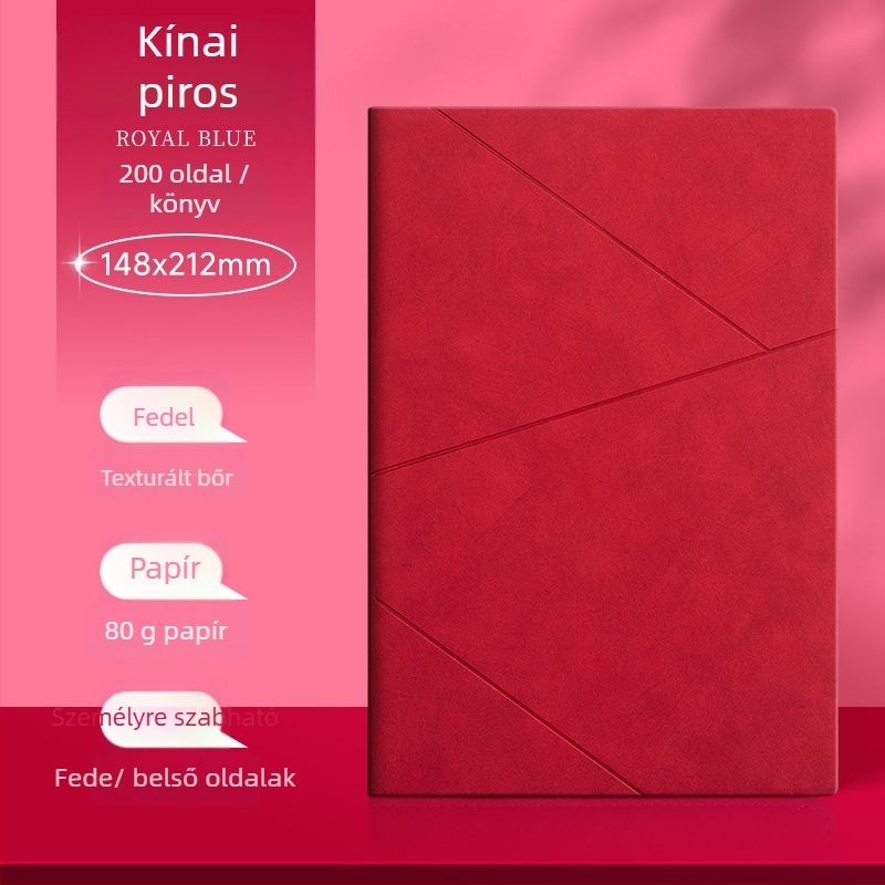 Chenxin Notesz, imitált bőrtok, varrott kötés, Dowling papír, 100–200 oldal