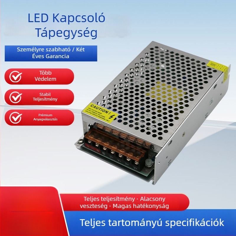 DC12V 150W Kapcsoló tápegység IP20 CE RoHS