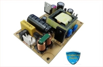 LO30-10B24 AC/DC tápegység modul PWM-rel, 24 V 30 W, bemenet 85-264 VAC / 100-370 VDC, hatékonyság 87%