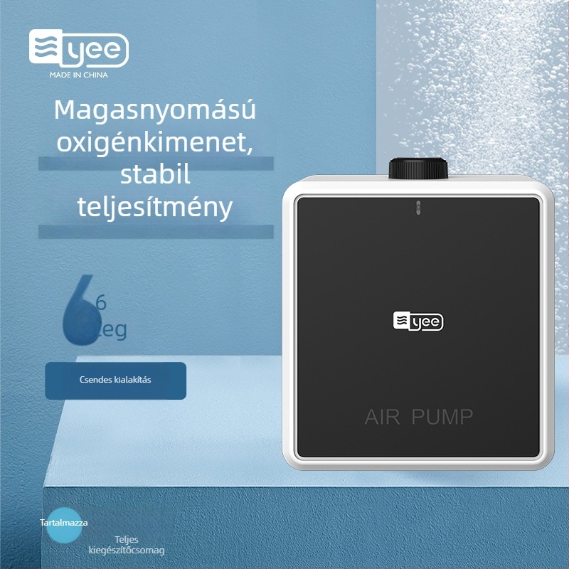 Yee oxigénpumpa akváriumhoz – erős, rendkívül csendes oxigénellátó készülék otthoni akváriumhoz