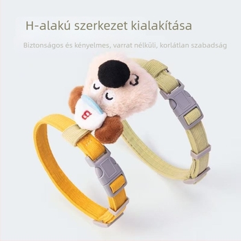 Macska póráz, állítható I-formájú dizájn, poliészter