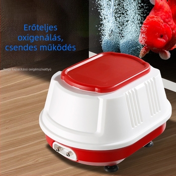 Diafragmás oxigénpumpa akváriumhoz, rendkívül csendes, AC-tápellátású oxigénadó, otthoni használatra