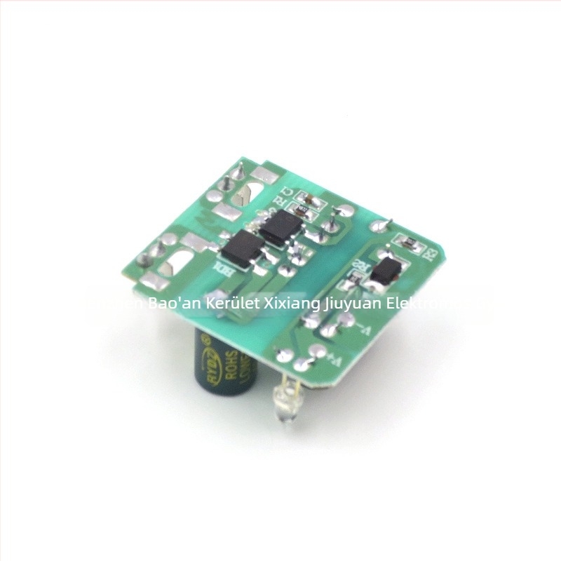 SZJYDQ 5V kapcsolóüzemű tápegység PCB, kimenet 800mA, hatékonyság 85%, tömeg ~70 g